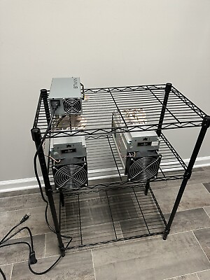 #ad Two Antminer L3 Pluses 504MH s Scrypt ASIC miners ONE PSU INCLUDED $300.00