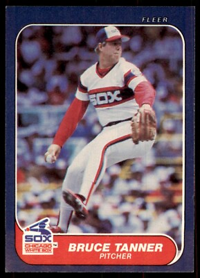 #ad 1986 Fleer Bruce Tanner Baseball Cards #218 $1.85