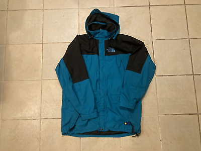 #ad VTG North Face Jacket 90s The Mountain Light Windbreaker Blue Green Mens Large $49.99