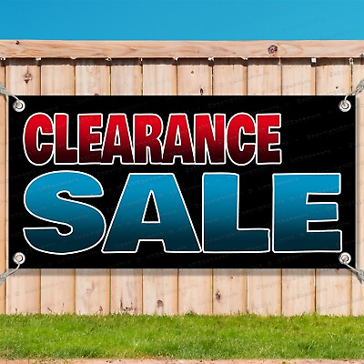 #ad Vinyl Banner Sign Clearance Sale Style S Business Marketing Advertising black $149.94