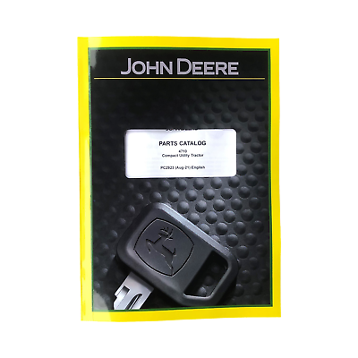 #ad JOHN DEERE 4710 TRACTOR PARTS CATALOG MANUAL $99.00