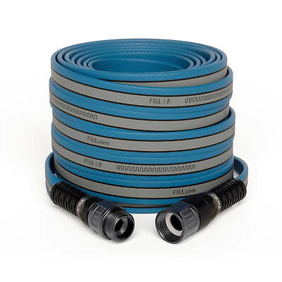 #ad 50ft Lightweight Blue Hose with Aluminum Couplings $36.99