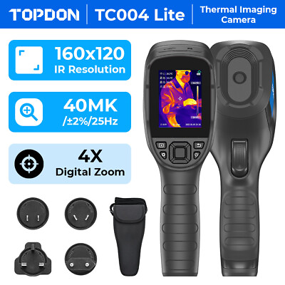 #ad TOPDON Infrared Thermal Imager Thermal Camera IR Resolution 160x120 2.8quot; LCD $249.00