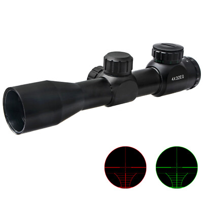 #ad 4X32EG Tactical Rifle Scope Mil Dot Crosshair Optics Gun Scope W 20mm Mount USA $27.99