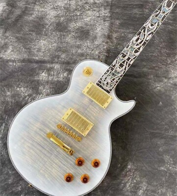 #ad Hot Sale Custom White Electric Guitar Golden Hardware Shipping From USA $247.48
