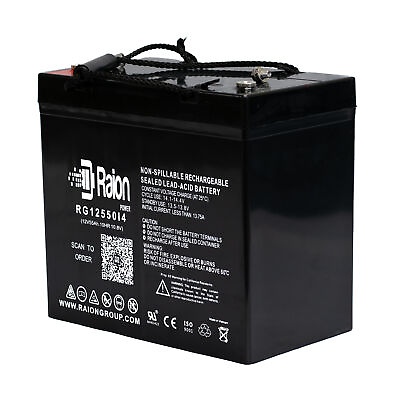#ad Raion Power 12V 55Ah Replacement Battery For RIMA UN55 12SGX $119.95