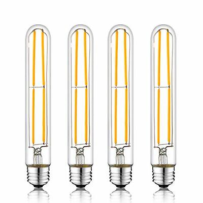 #ad T10 Led Bulbs 7.28 Inch Vintage Tube E26 Edison Bulbs 60 Watt Led Long Light $46.84