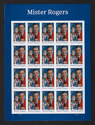 #ad US Stamps Full Pane of 20 Mister Rogers # 5275 MNH $31.57