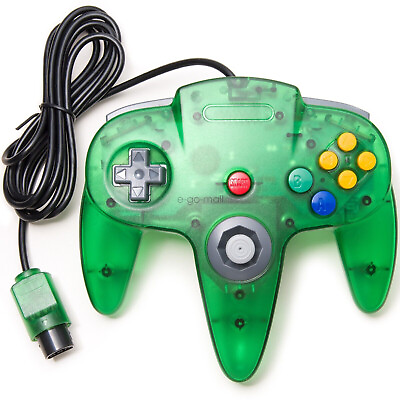 #ad Classic N64 Controller Joystick Remote for N64 VideoGame Gamepad Jungle Green $16.45