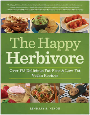 #ad The Happy Herbivore Cookbook: Over 175 Delicious Fat Free and Low Fat Veg GOOD $4.40