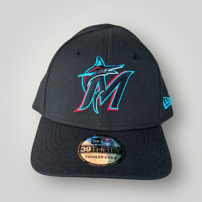 #ad Miami Marlins Black Toddler Child Youth Hat MVP Authentic MLB Baseball Team NEW $19.99