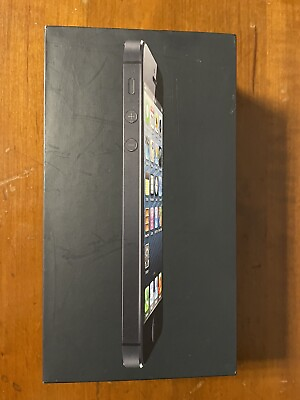 #ad Apple iPhone 5 Black 16GB OEM Genuine Box No Phone Box Only $4.95
