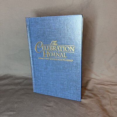 #ad The Celebration Hymnal Songs and Hymns for Worship 1997 Blue Hardcover $17.99