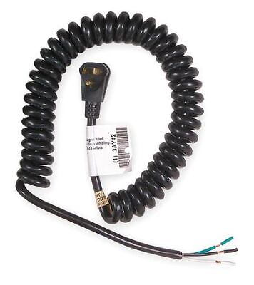 Power First 1Tnc1 Coiled Power Cord 5 15P Sjt 20 Ft. 15A 14 3 $30.17
