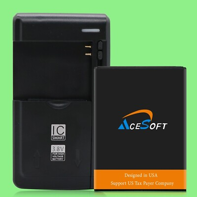 #ad Rechargeable Li ion AceSoft 2350mAh Battery UPGRADE USB Charger F ZTE MF64 Z64 $33.35