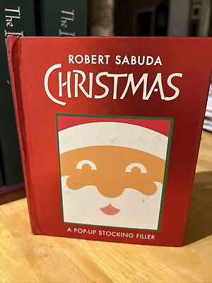 #ad Christmas Mini Pop up By Sabuda Very GOOD RED Cover. Stocking Stuffer $120.00