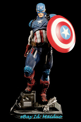 #ad Captain America Statue Resin Model GK Collections Comic version New 50cm $555.61