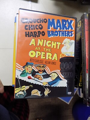 #ad VTG used EXC DVD A night at the Opera Groucho Chico Harpo Marx $6.00