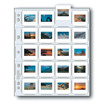 #ad #ad Print File 2x2 20B Archival Storage Page for 20 Slides Pack of 25 050 0270 $9.23