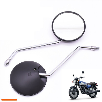 #ad 1 Pair Of Mirrors Motorcycle Modified 10mm Thread Universal Rearview Mirror $12.60
