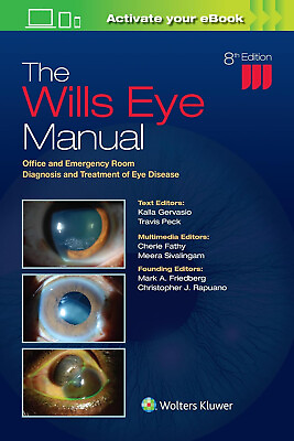 #ad Wills Eye Manual 8th Ed by GERVASIO 2021Paperback Revised edition $47.99