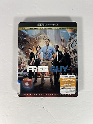 #ad Free Guy 4K Ultra HD Blu ray 2021 w Slipcover $10.99