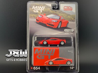#ad Mini GT McLaren F1 Red MGT00654 1 64 $12.99
