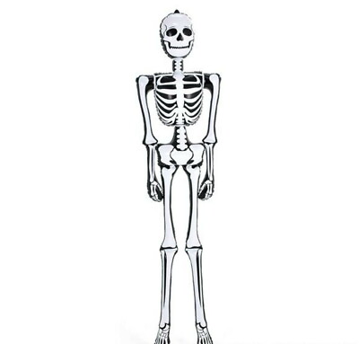 #ad 6#x27; Inflatable Skeleton Halloween Party Decoration creepy inflate fast shipping $9.99