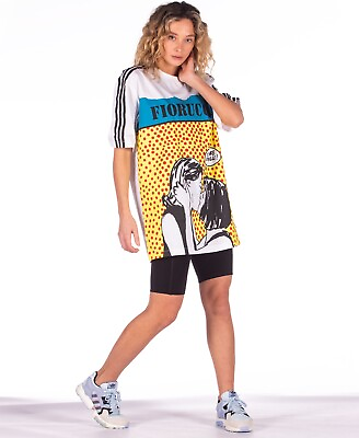 #ad Adidas x Fiorucci Graphic ‘Girls Kiss’ Pop Art Women’s T Shirt Size XS FL4146 $69.99