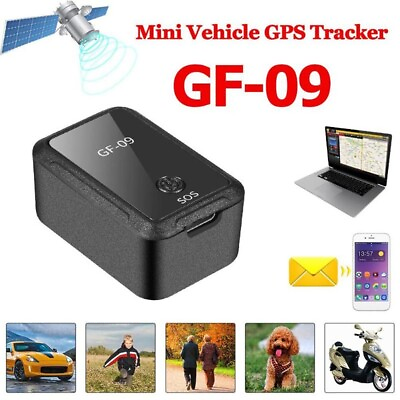 #ad GF 09 Magnetic Mini Car GPS Tracker Anti lost Locator Device Real Time Tracking $11.99
