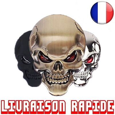 #ad 3D Skull Metal Sticker Car Logo Emblem Decals Badge Auto style Death $9.04