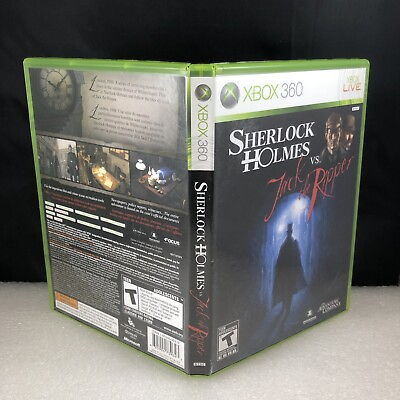 #ad SHERLOCK HOLMES VS. JACK THE RIPPER FOR XBOX 360 COMPLETE amp; TESTED $13.50