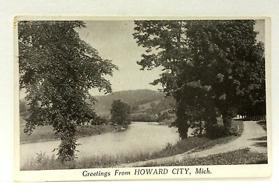 #ad Howard City Michigan MI Brown Road Postcard $8.49