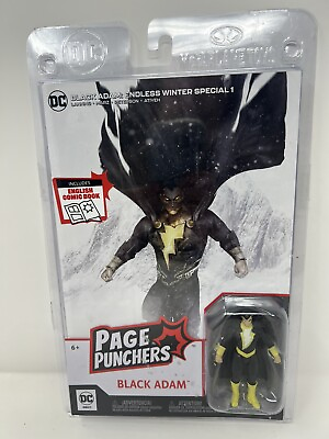 #ad DC Page Punchers Black Adam with 3quot; Figure amp; Endless Winter Special 1 Comic NEW $22.99