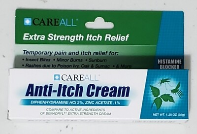 #ad CareAll Anti itch Cream Extra Strength 1.25 OZ Pack of 1 $5.25