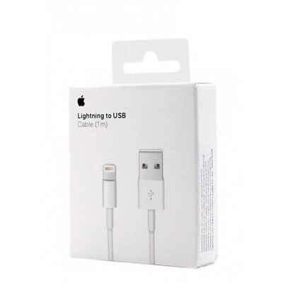 #ad Apple 3ft. 1m Lightning to USB Cable White $6.50