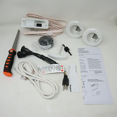 #ad Legrand WMC801 In wall TV Soundbar Power Wiring Kit Open Box No Fish $10.99