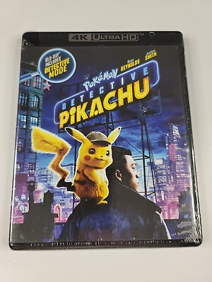 #ad Pokémon Detective Pikachu 4K UHD amp; Blu ray 2019 New Sealed Read Description $12.99