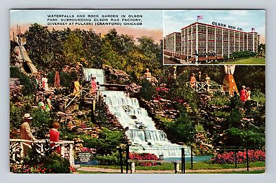 #ad Chicago IL Illinois Olson Rug Co Olson Park Antique Vintage c1951 Postcard $7.99