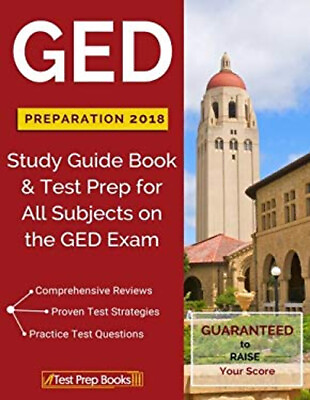 #ad GED Preparation 2018 All Subjects : Exam Preparation Book and Pra $8.24