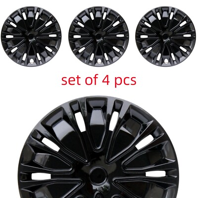 #ad 4PC Wheel Cap Hub Cover 15 inch Automobile Hubcap Wheel Cover 15quot; Wheel Cover $42.29
