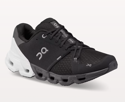 #ad WIDE Men#x27;s ON CLOUD CLOUDFLYER 4 Black White Running Walking Shoes $140.00