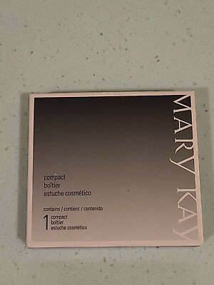#ad MARY KAY MAGNETIC BLACK COMPACT UNFILLED MEDIUM NIB COSMETIC MAKEUP CUSTOMIZE $11.13