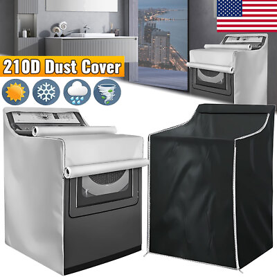 #ad Washing Machine Top Dust Cover Laundry Washer Dryer Protect Waterproof Dustproof $15.98
