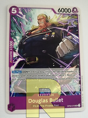 #ad Douglas Bullet ® Non Comune ® Paramount War UC OP02 079 ® One Piece ® Inglese EUR 1.00