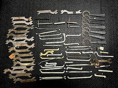 #ad TRIUMPH TRW MILITARY CANADA Antique Wrench Motorcycle Tool Lot 65 PC C $599.99