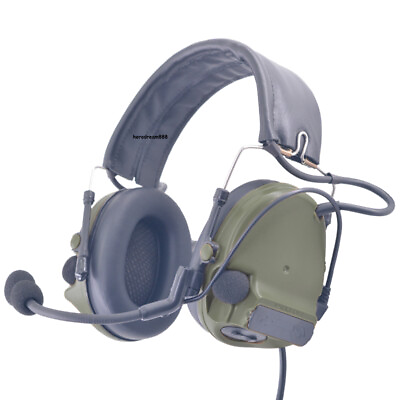 #ad TCA Comtac III Headset AGC Version C3 OD Military Headset For PRC 148 152 Radio $163.00