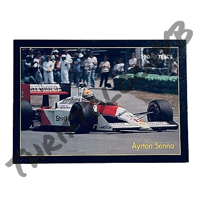 #ad 1991 ProTrac#x27;s Formula One #104 Ayrton Senna Racing Card $1.99