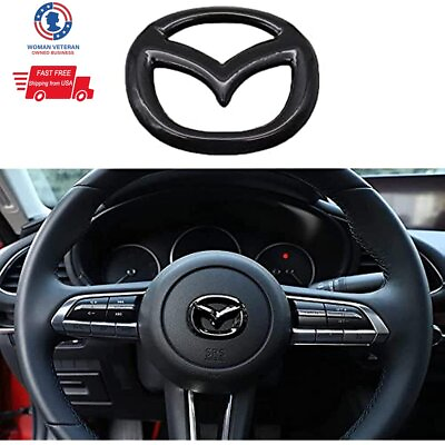 #ad Car Steering Wheel Emblem Logo Badge Decal Sticker for Mazda 3 6 CX 3 CX 5 CX 10 $11.99