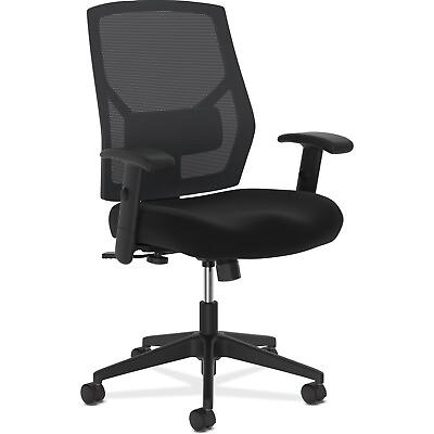 #ad Basyx High back Chair Mesh Back Adjust Arms 25quot;x24quot;x43quot; Black VL581ES10T $244.80